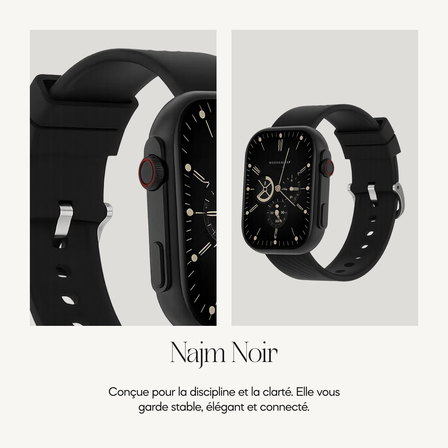 NAJM montre musulmane avec horaire de prière