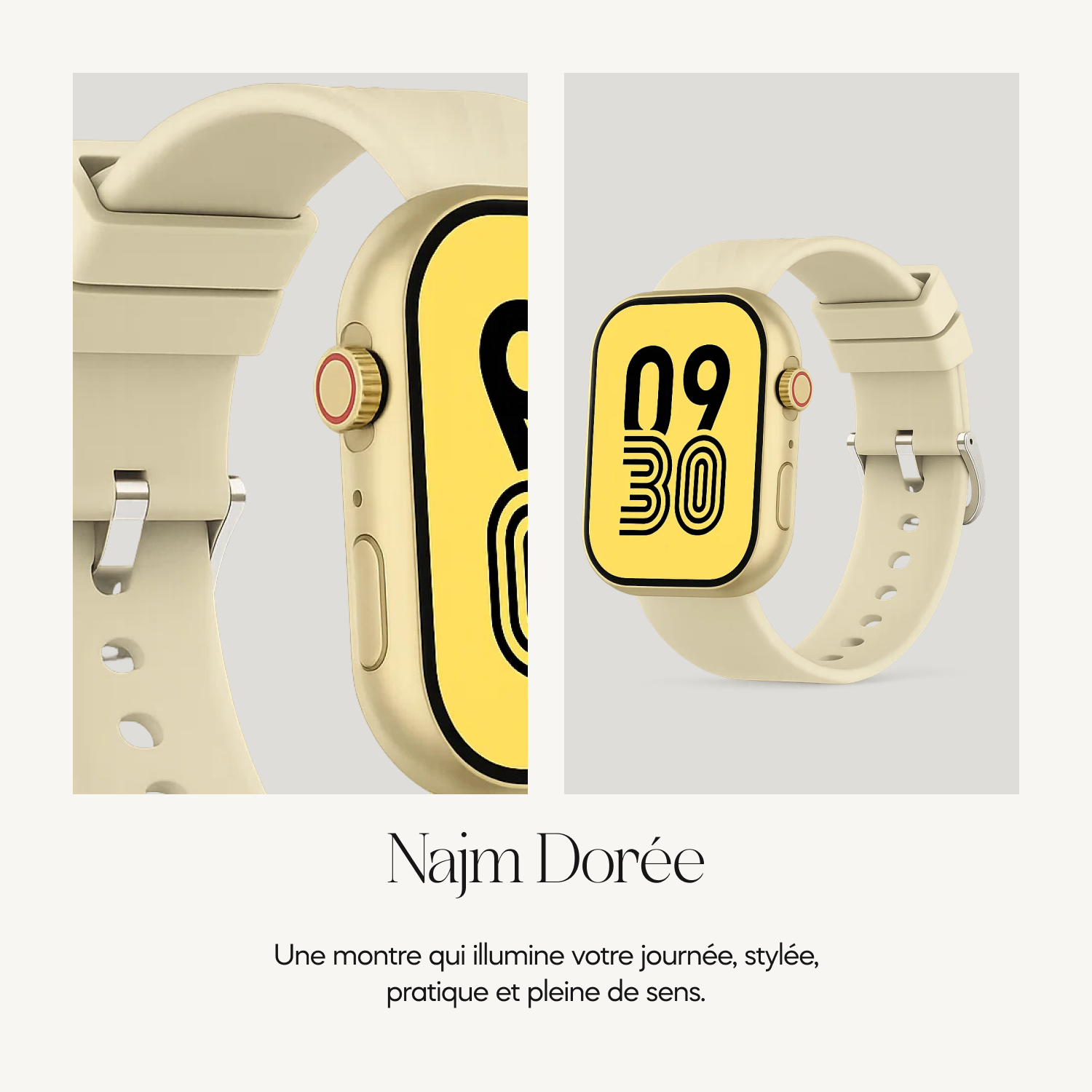 NAJM montre musulmane avec horaire de prière