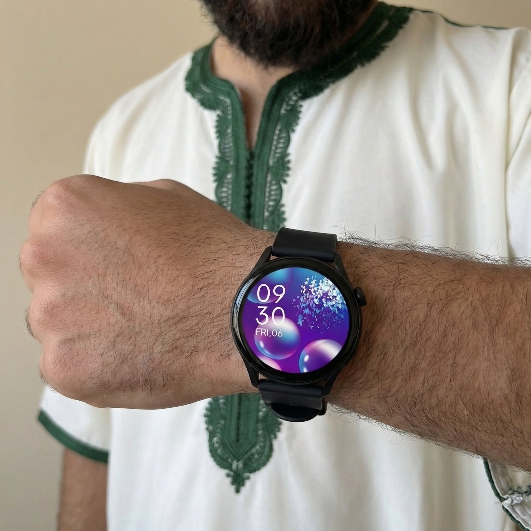 SHEMS montre musulmane avec horaire de prière